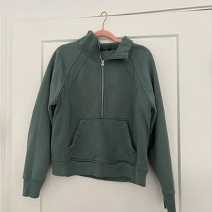 Green Half-Zip Sweatshirt